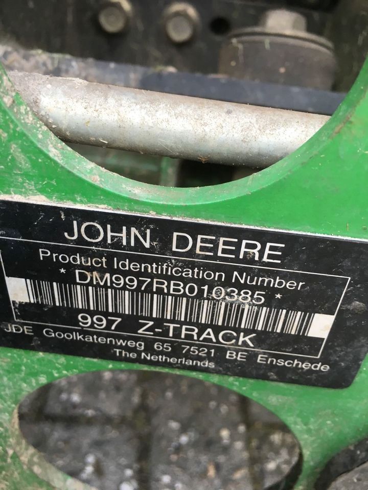John Deere Mulchmäher z-Track 997 Bj 2009