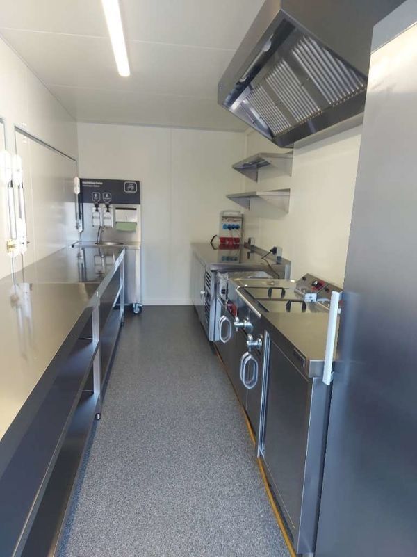 Küche für Catering und Feste Imbiss