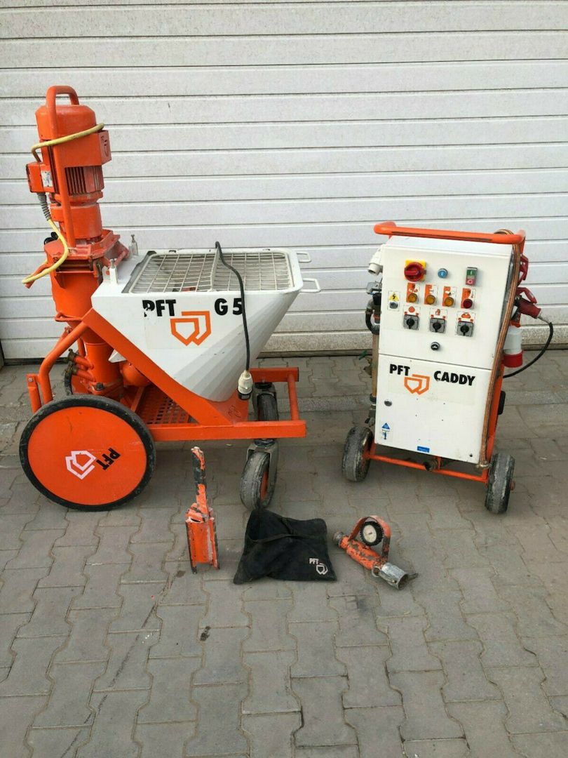 PFT G5 Verputzmaschine komplett mit Zubehör wie G4