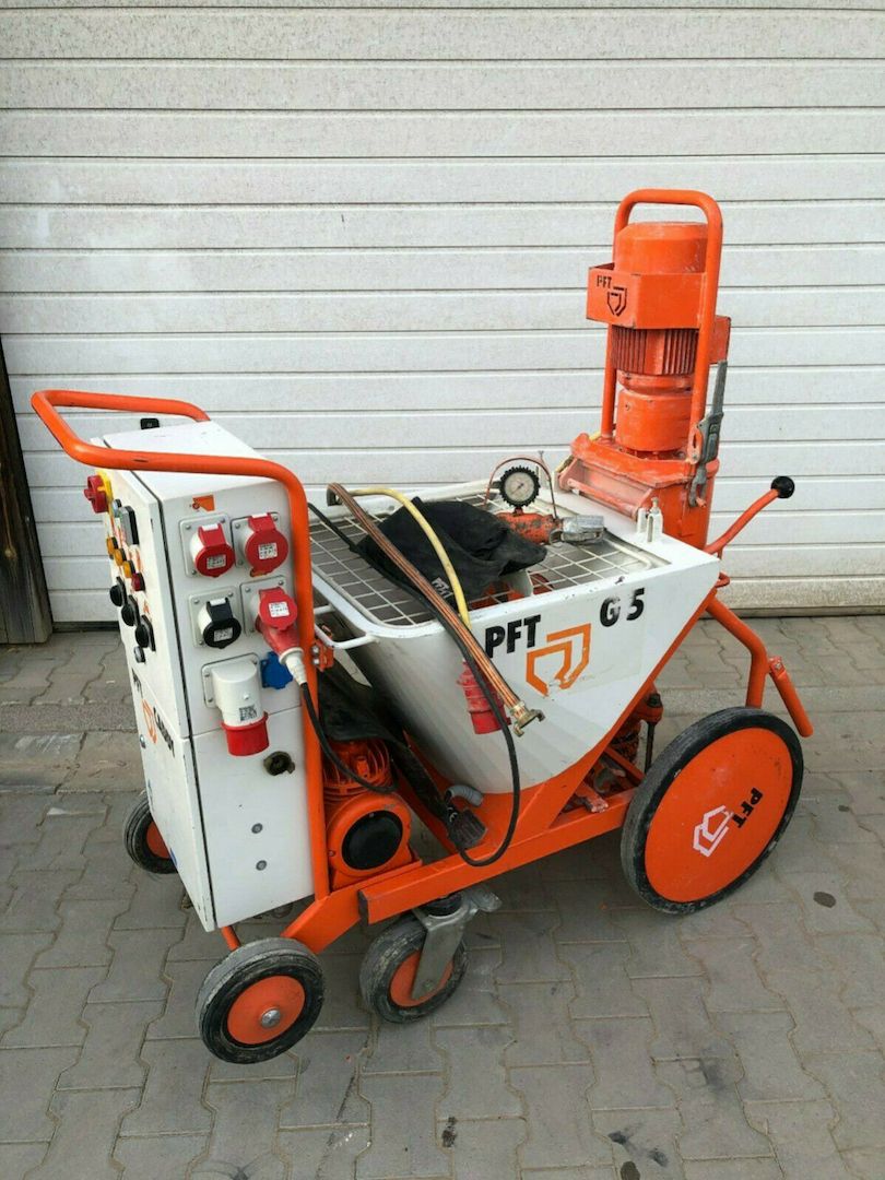 PFT G5 Verputzmaschine komplett mit Zubehör wie G4
