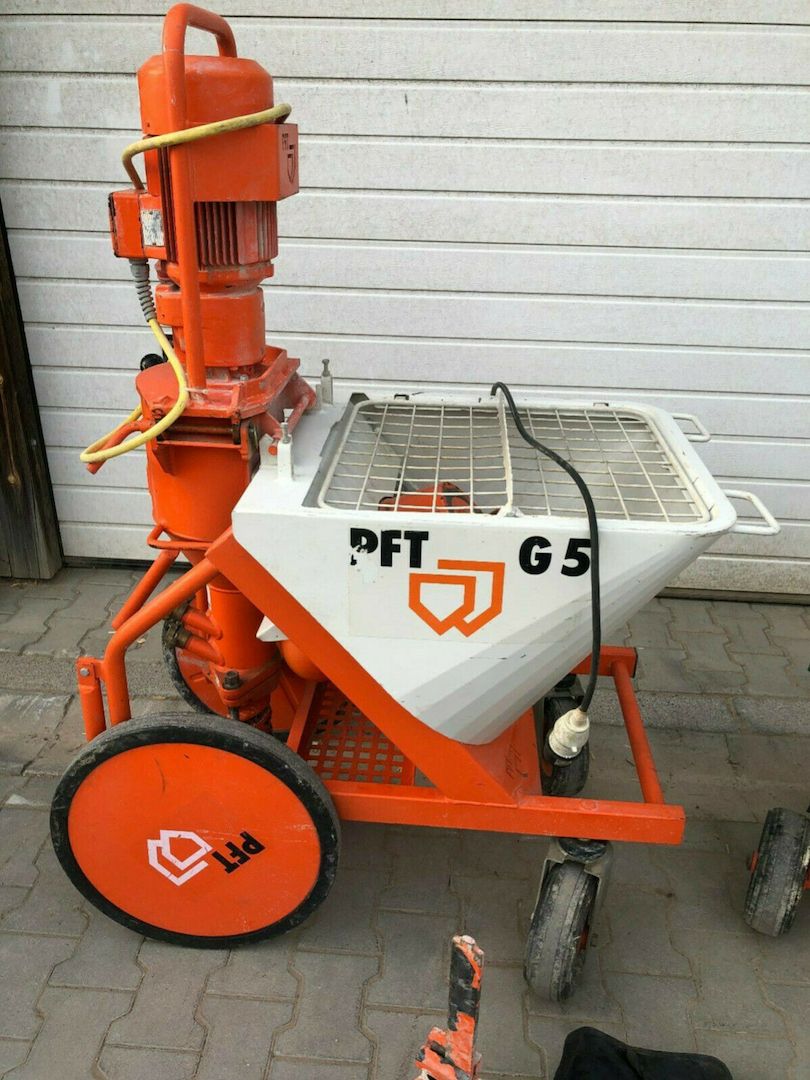 PFT G5 Verputzmaschine komplett mit Zubehör wie G4