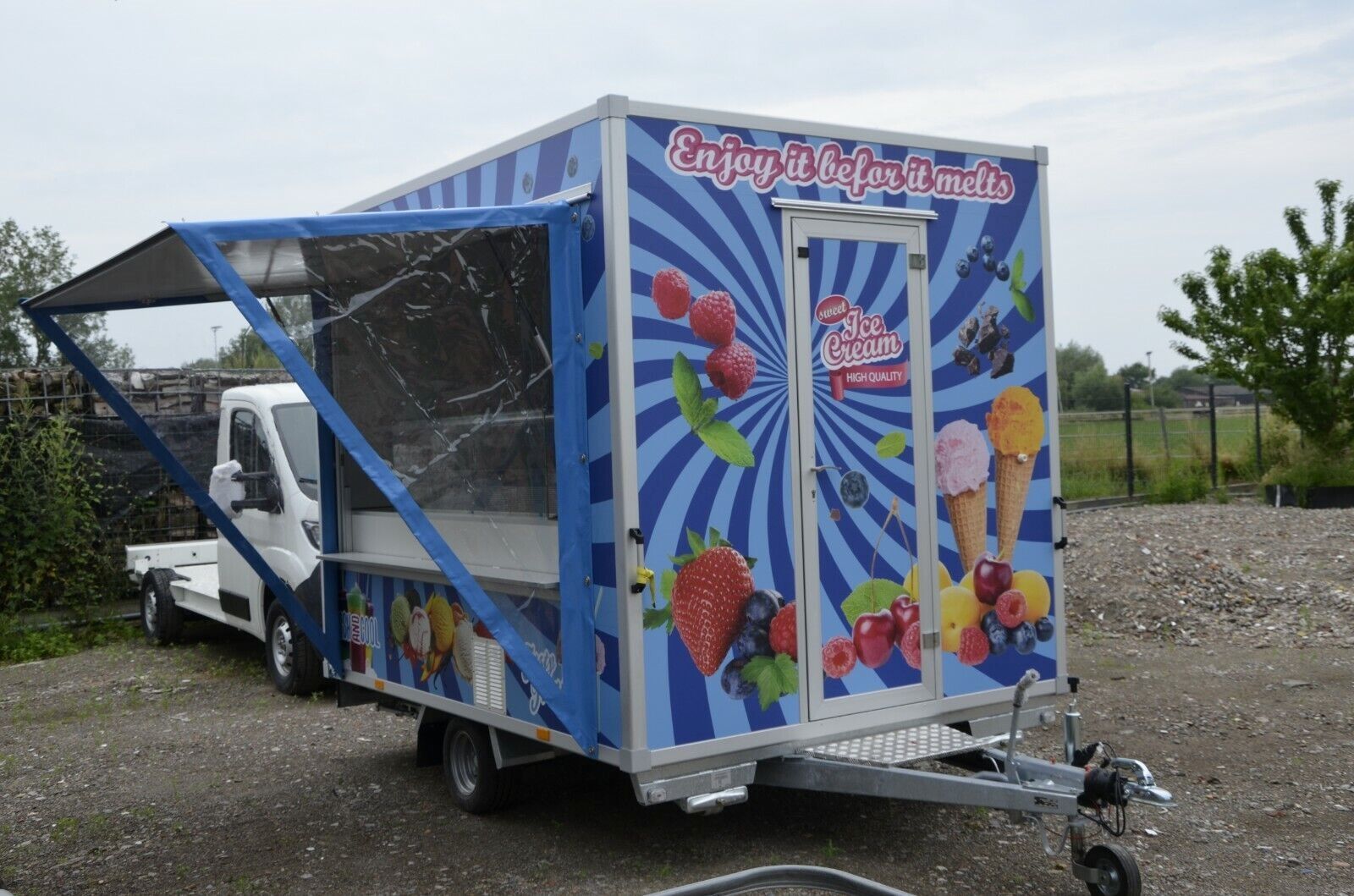 Verkaufswagen Imbisswagen Eiswagen Eisanhänger