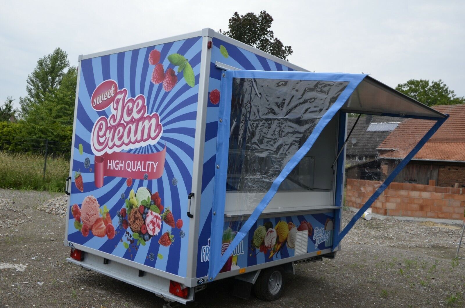Verkaufswagen Imbisswagen Eiswagen Eisanhänger