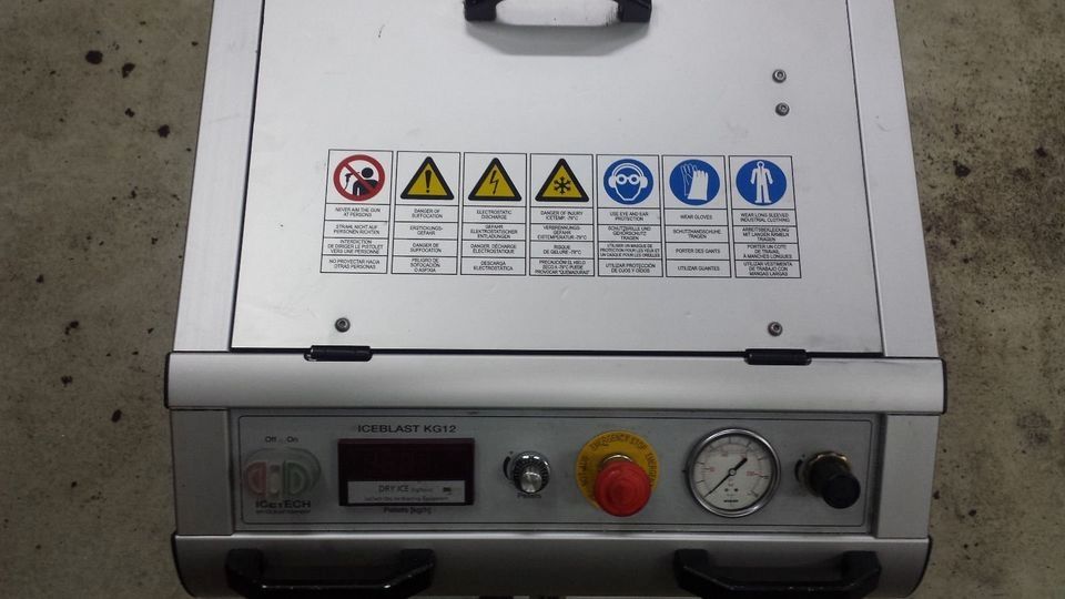 IceTech Trockeneisstrahlgerät, IceBlast KG12, Trockeneis