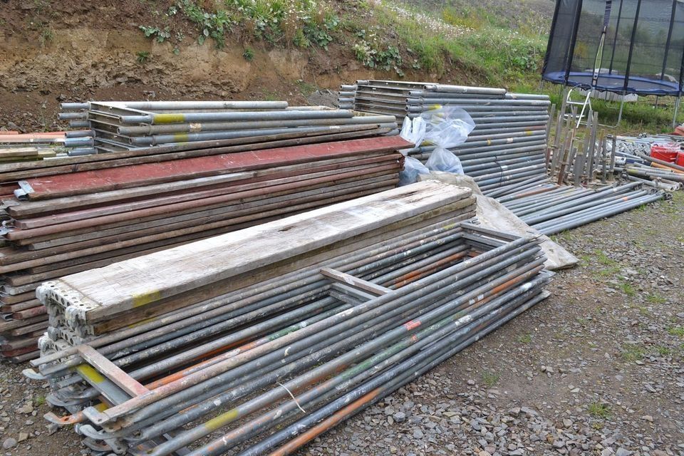 Original Layher Gerüst 2,57m Blitzgerüst 241,58 qm