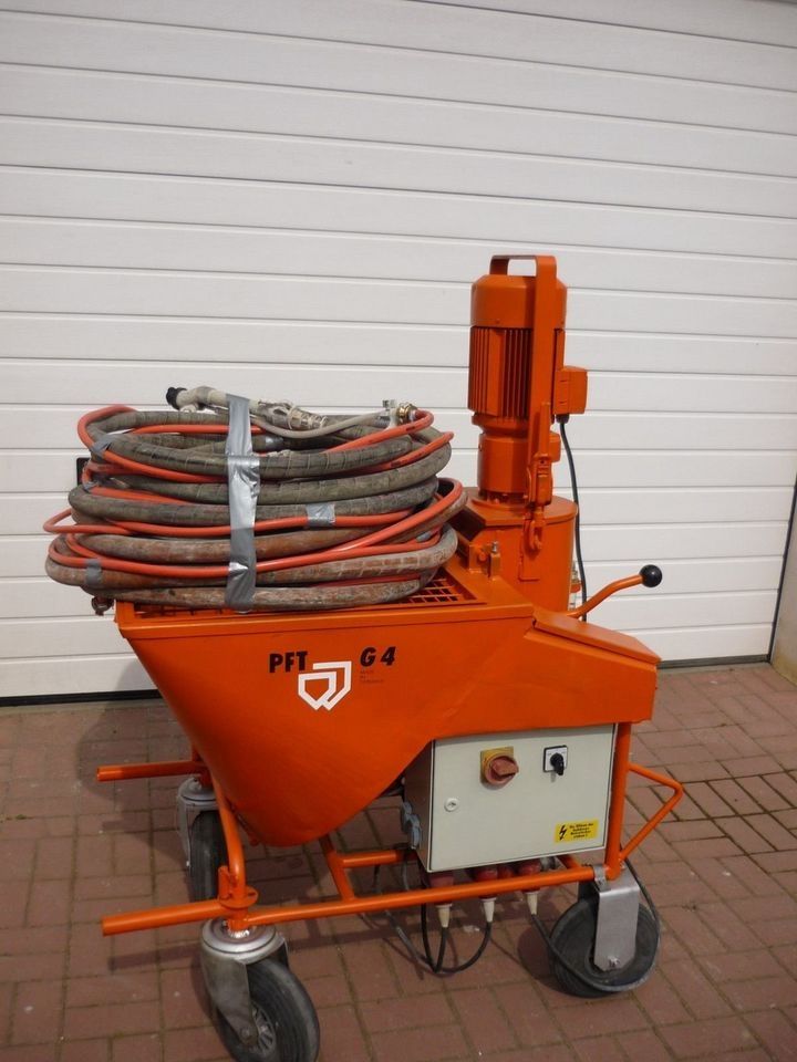 Putzmaschine PFT G4 mit Zubehör