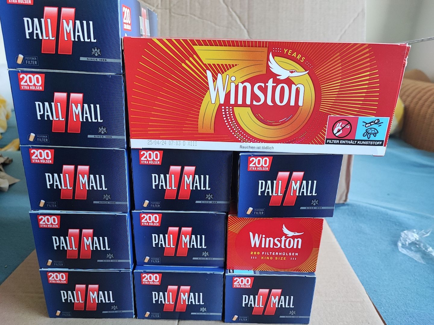 Verkaufe 12 Neue Zigaretten Filterhülsen