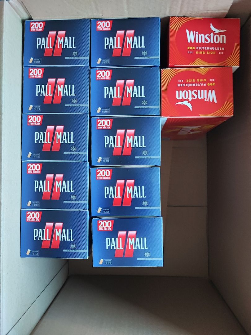 Verkaufe 12 Neue Zigaretten Filterhülsen