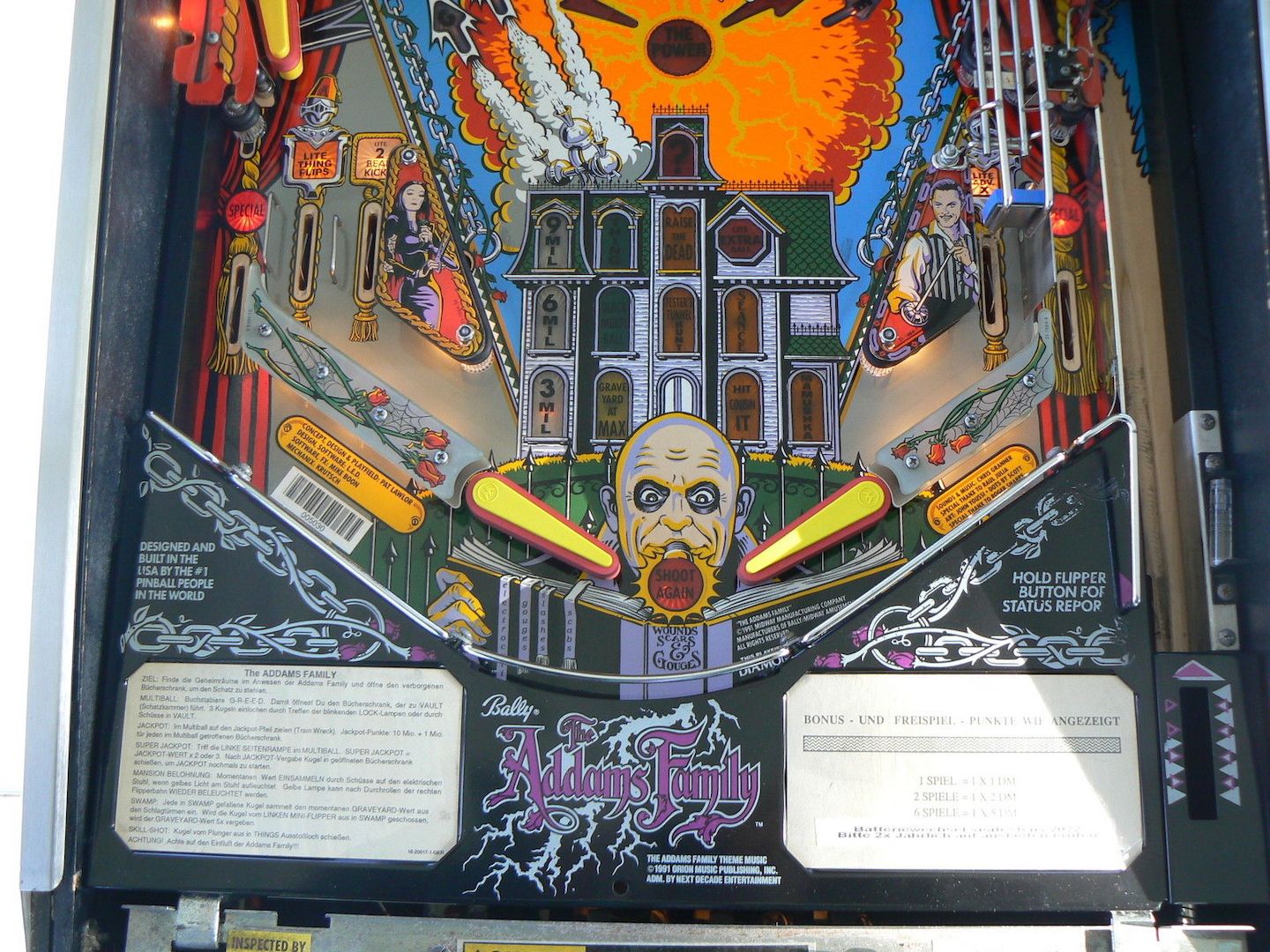 Addams Family Flipper