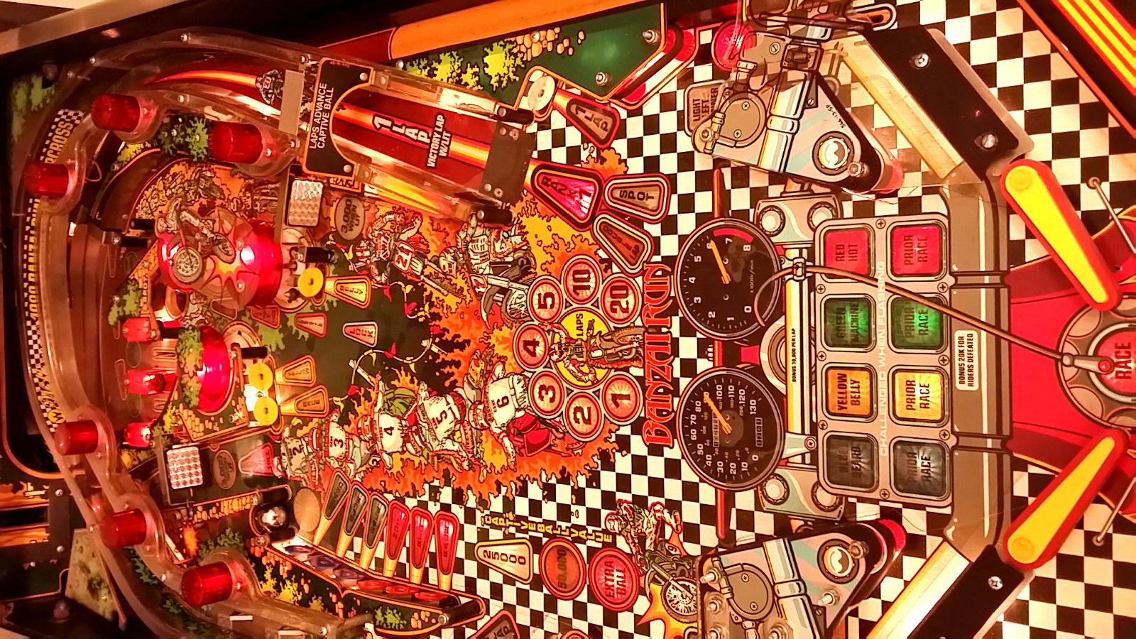 Banzai Run Flipper Williams Top Originalzustand