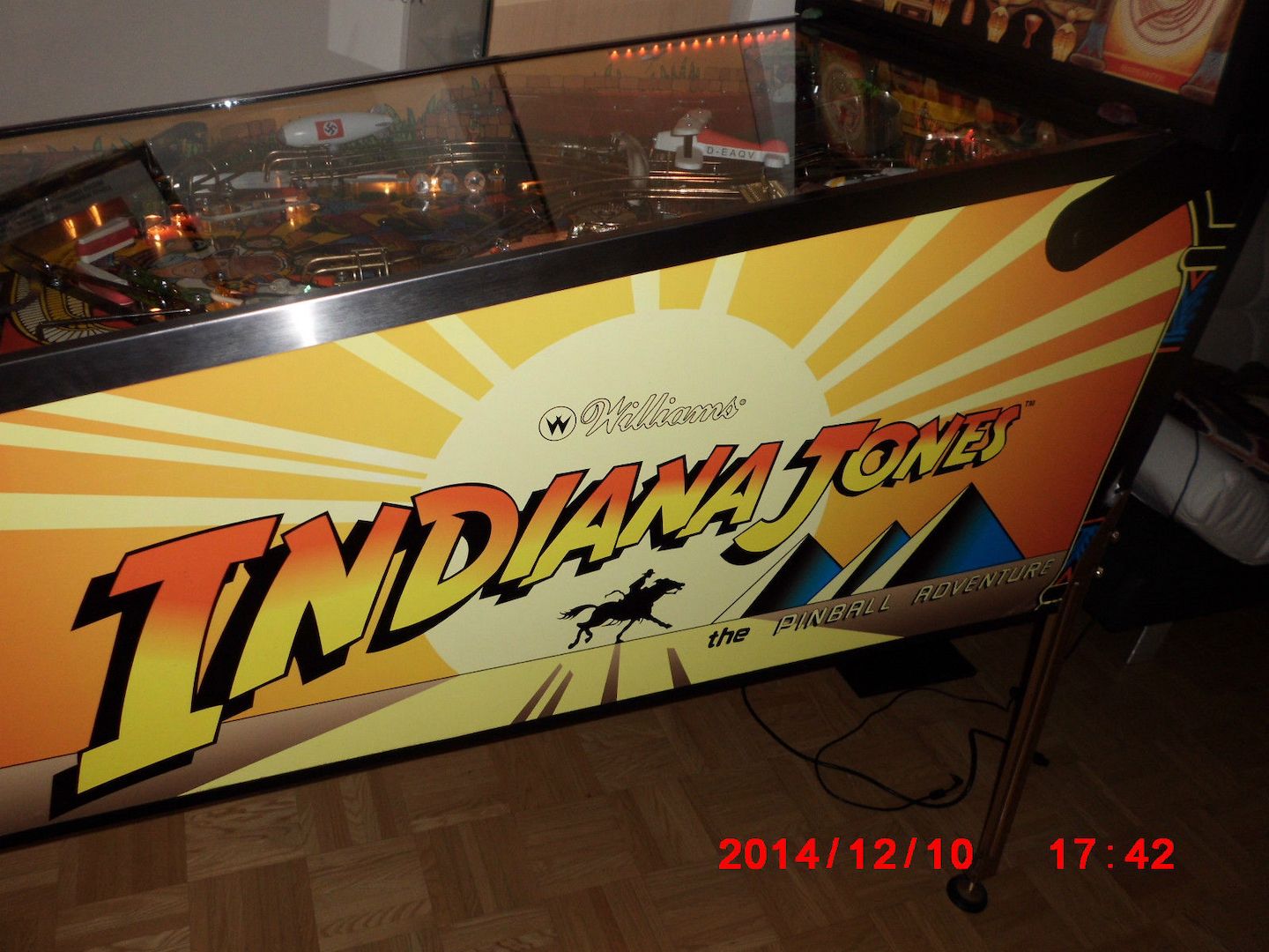 FLIPPER INDIANA JONES VIEL ZUBEHÖR DECALSET ERSATZTEILE UNTERSCHRIFT VON H-FORD