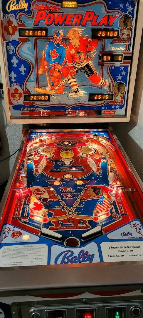 Flipper Pinball Power Play Bobby Orr