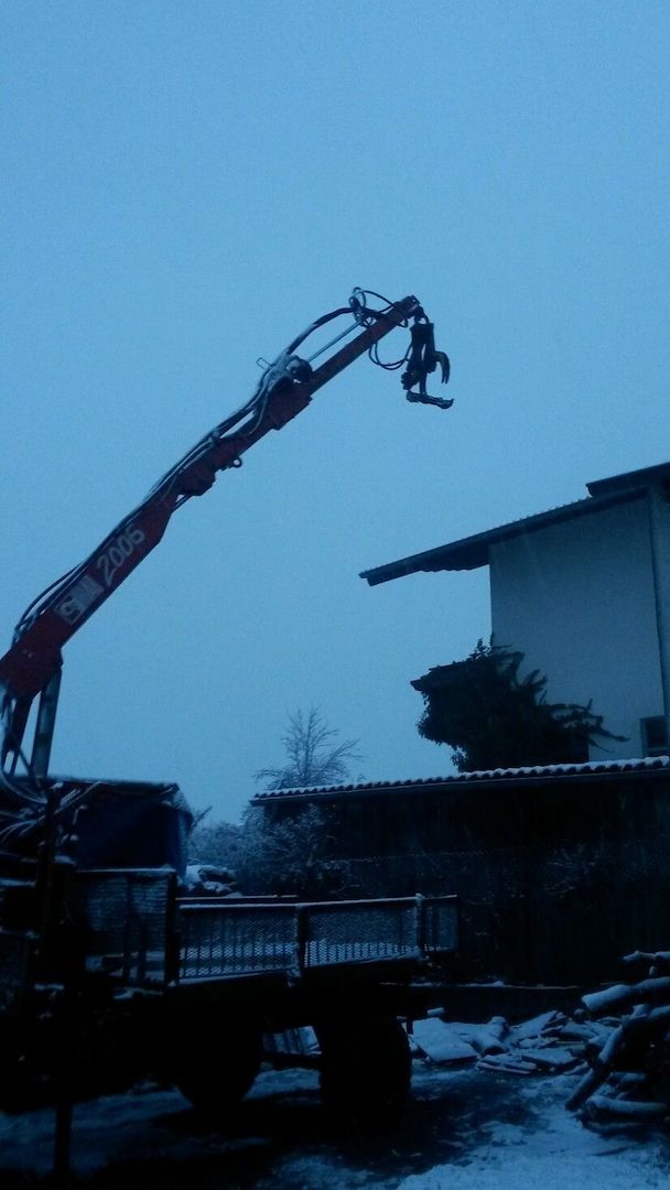 2 Rückewagen mit kran