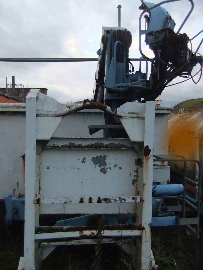 Abrollcontainer Krancontainer Hakenabroller HMF Kran