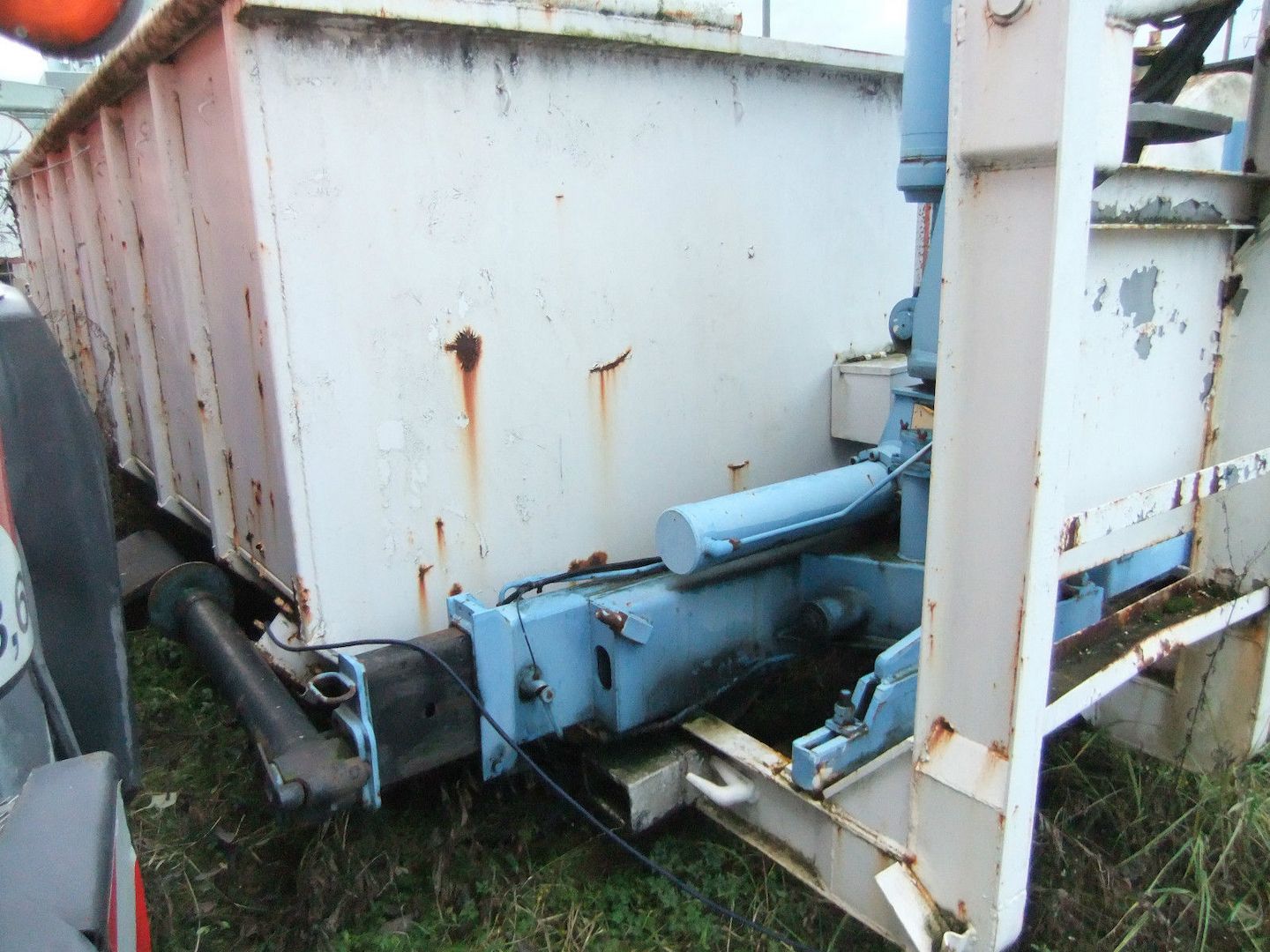 Abrollcontainer Krancontainer Hakenabroller HMF Kran