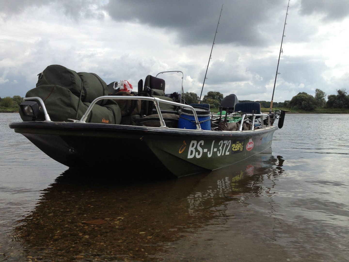 Angelboot Dory 13 mit Mercury 50 PS + E-Motor + Trailer Wallerboot Motorboot