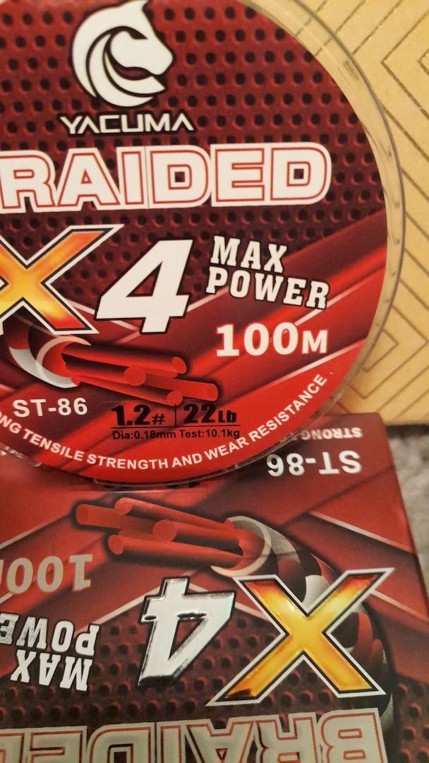 Angeln, Geflochtene Angelschnur