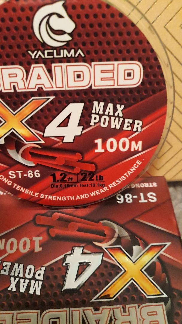 Angeln, Geflochtene Angelschnur