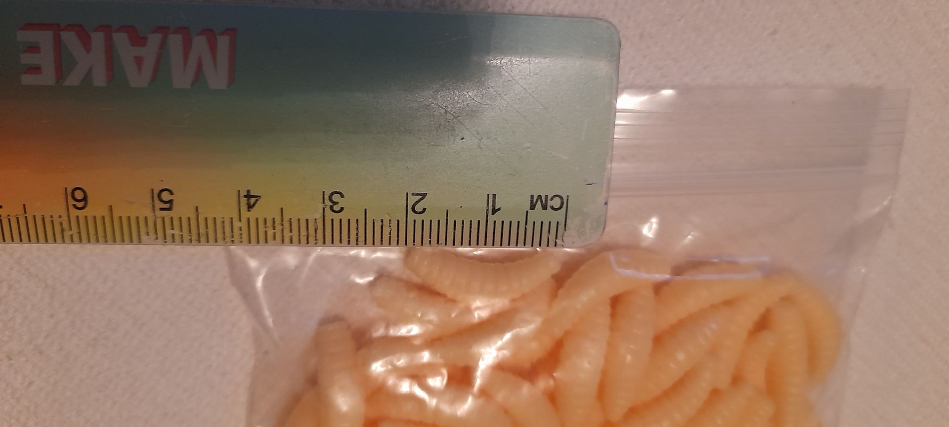 Angeln Silikon Maden Bienenmaden Forellenköder Köder