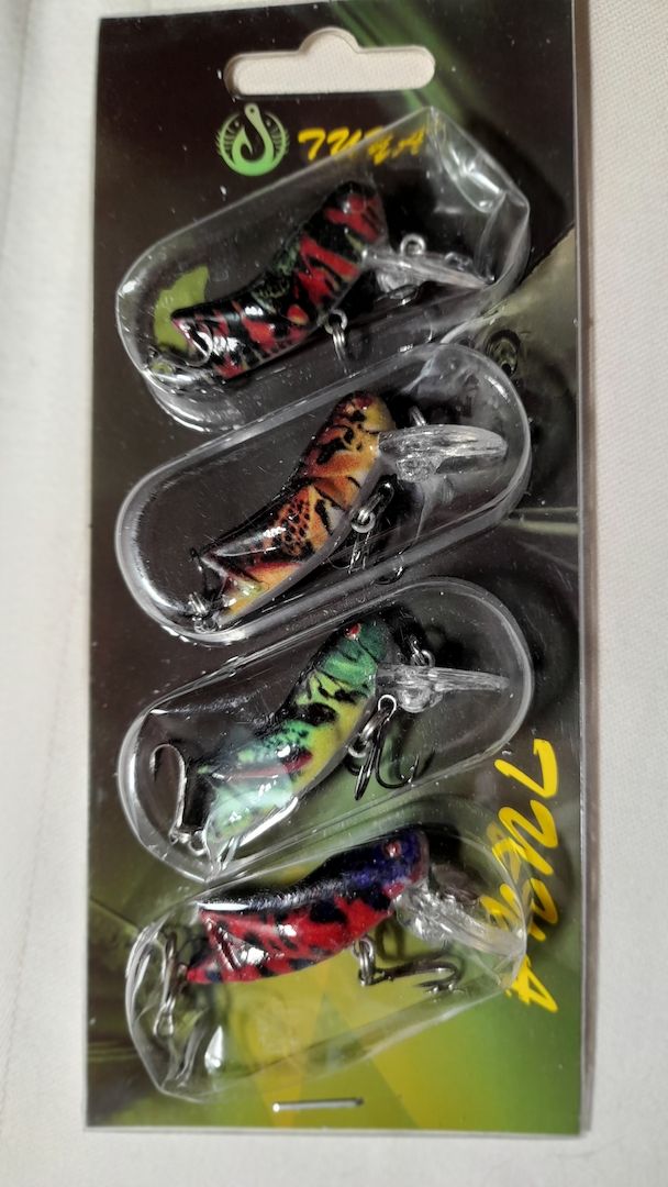 Köder, Mini Minnow Angelköder, Forellen Wobbler Angeln