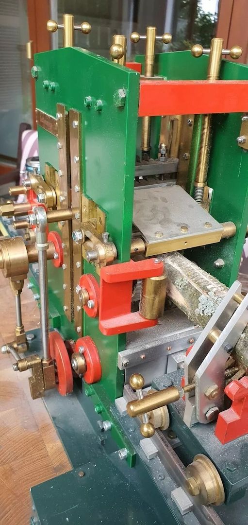 Dampfmaschine, Gattersäge, Sägewerk,Modellbau