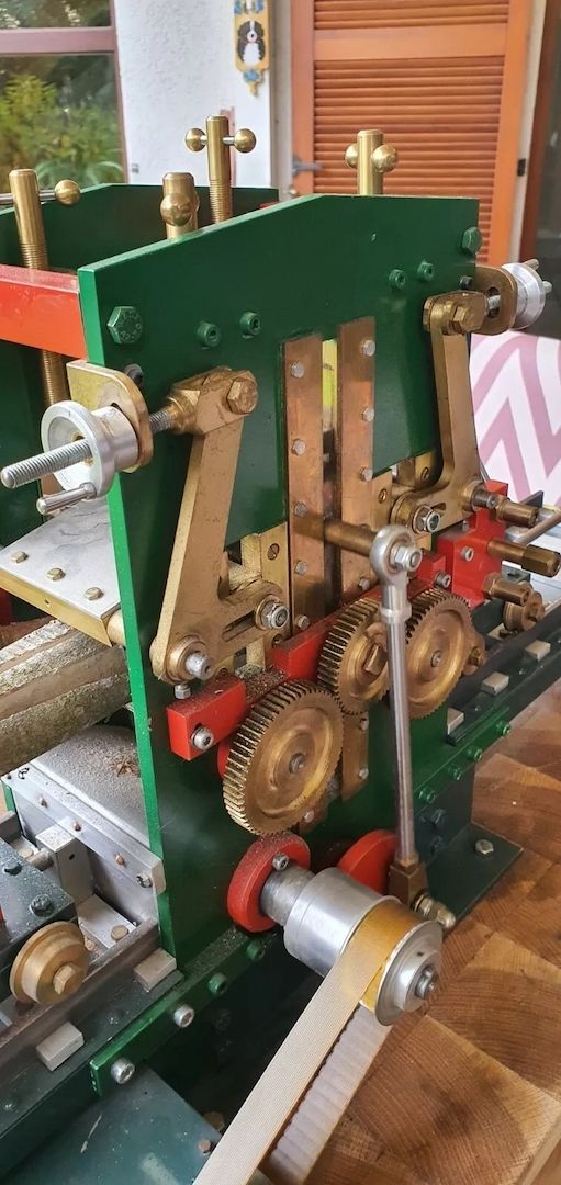 Dampfmaschine, Gattersäge, Sägewerk,Modellbau