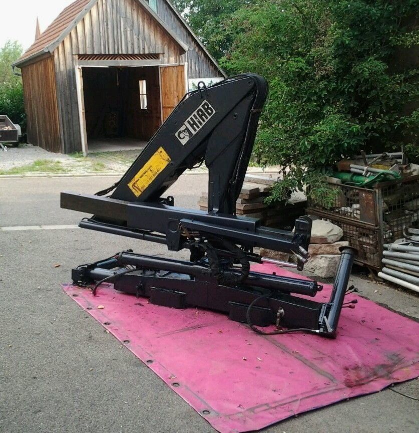 Hiab 650 r Ladekran Kran Rückewagen Palfinger Atlas