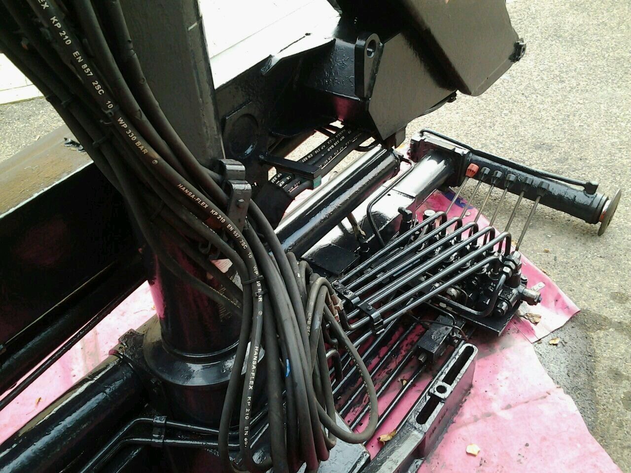 Hiab 650 r Ladekran Kran Rückewagen Palfinger Atlas