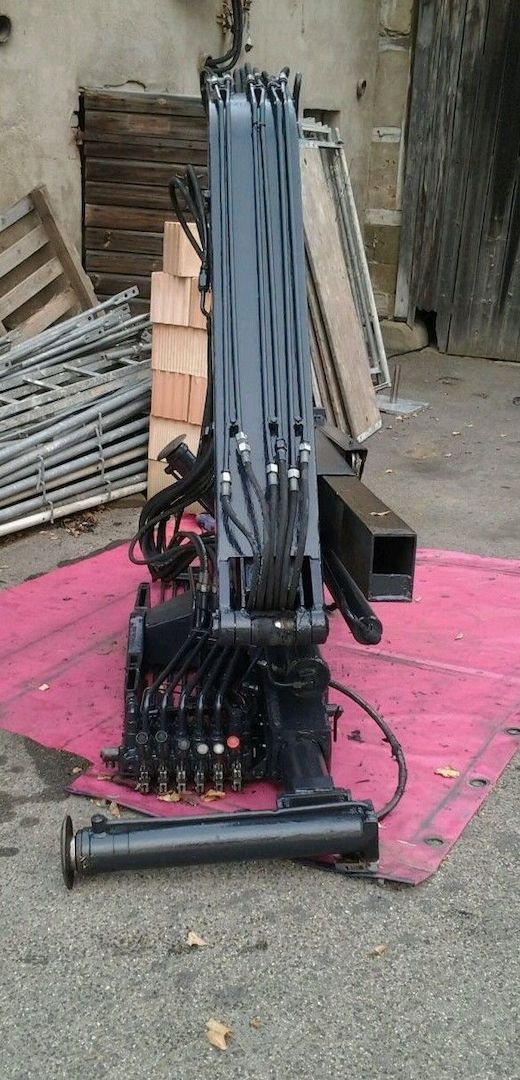 Hiab 650 r Ladekran Kran Rückewagen Palfinger Atlas