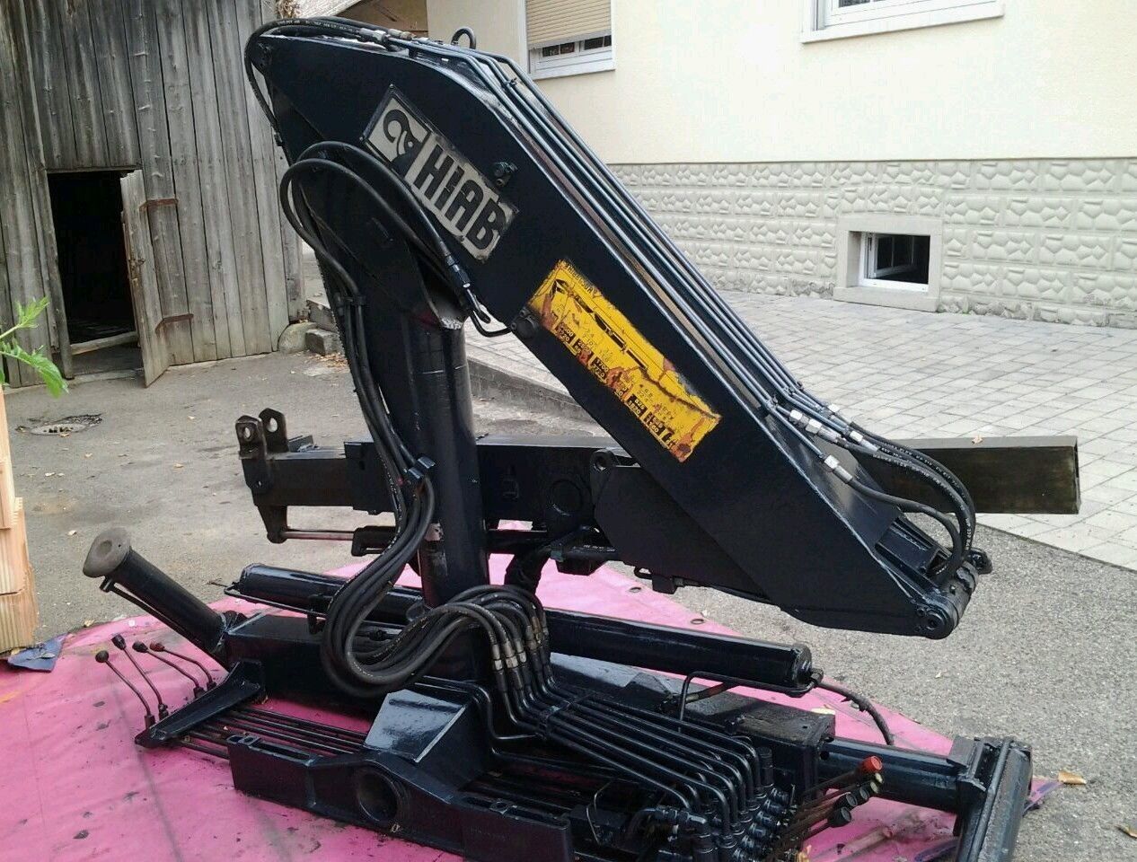 Hiab 650 r Ladekran Kran Rückewagen Palfinger Atlas