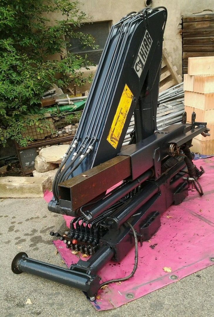 Hiab 650 r Ladekran Kran Rückewagen Palfinger Atlas