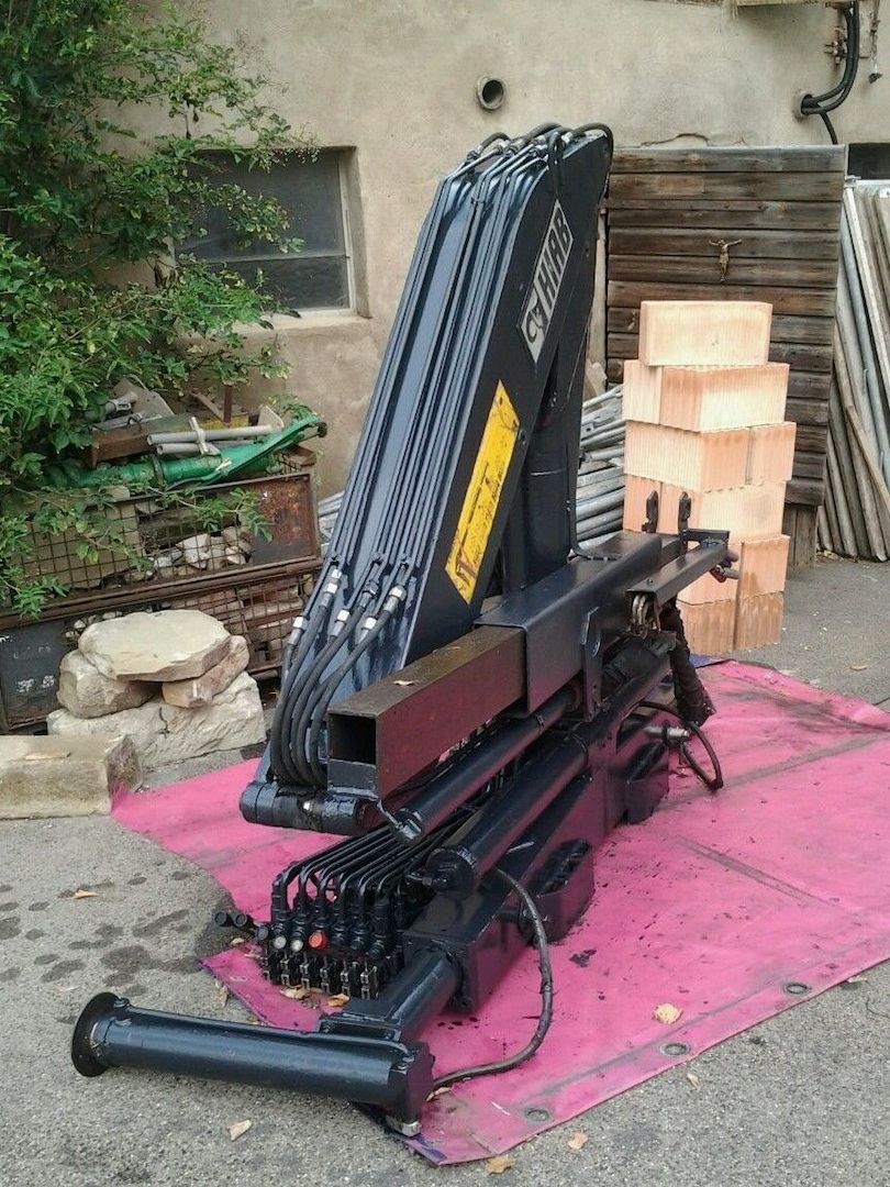 Hiab 650 r Ladekran Kran Rückewagen Palfinger Atlas