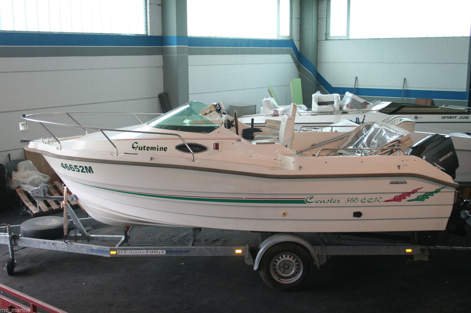 Hille Sportboot 560 Cabin gebraucht mit Trailer Motorboot boat