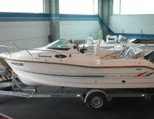 Hille Sportboot 560 Cabin gebraucht mit Trailer Motorboot boat