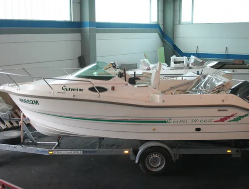 Hille Sportboot 560 Cabin gebraucht mit Trailer Motorboot boat