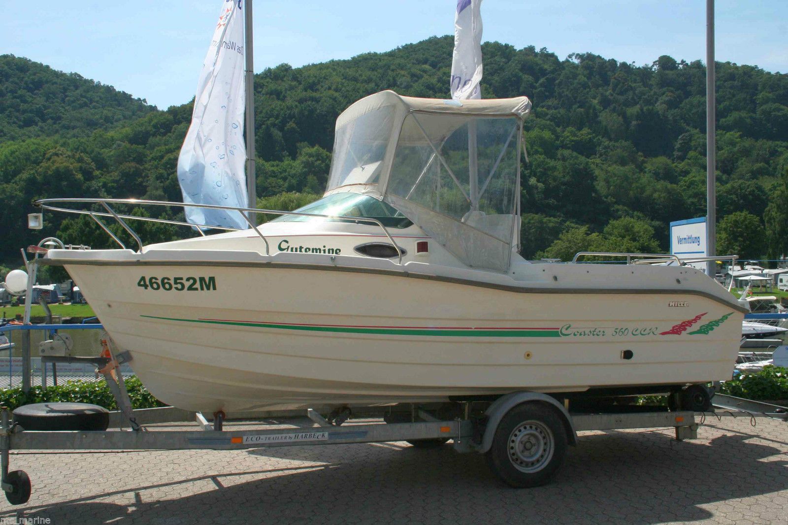 Hille Sportboot 560 Cabin gebraucht mit Trailer Motorboot boat