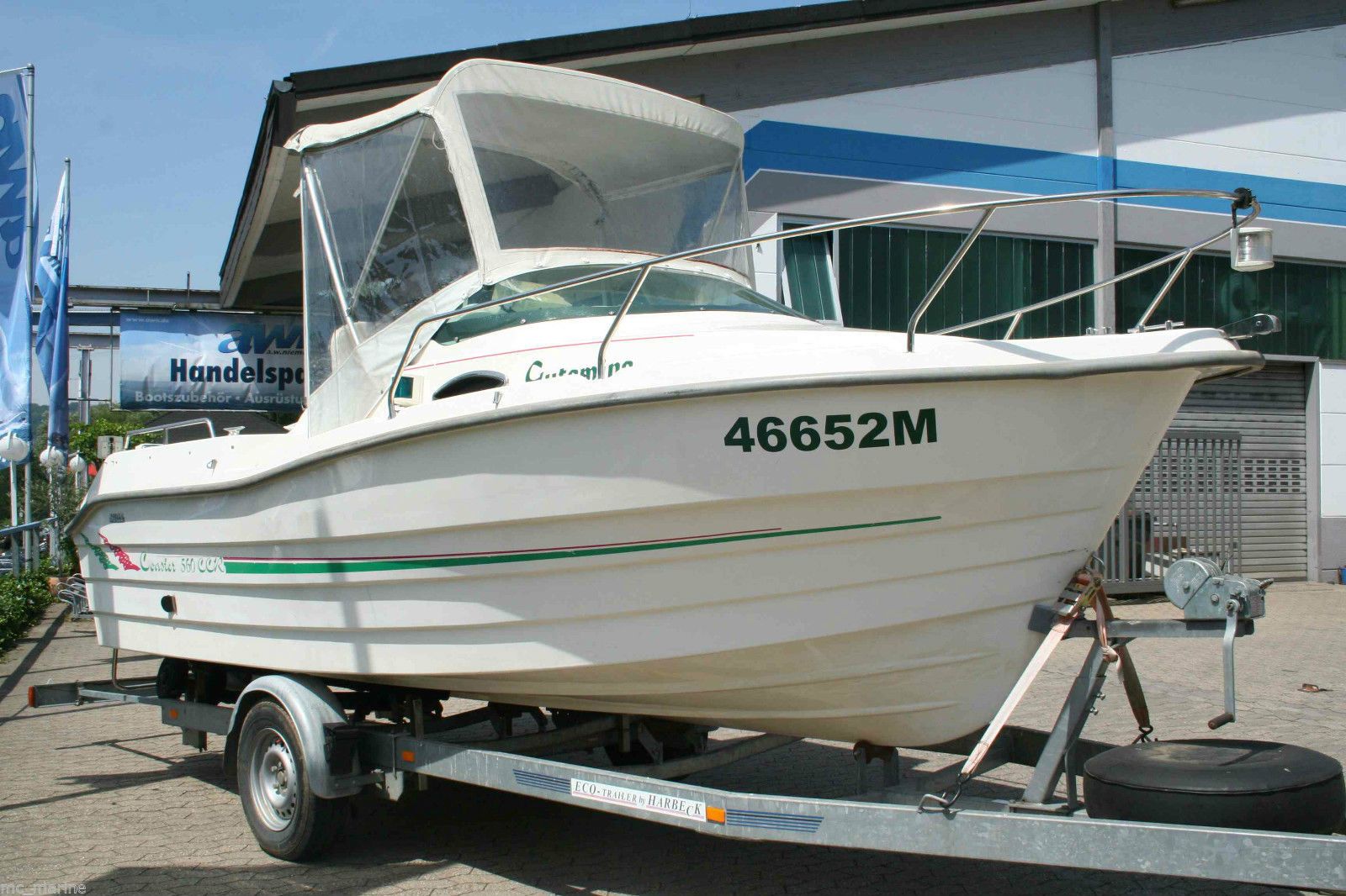 Hille Sportboot 560 Cabin gebraucht mit Trailer Motorboot boat