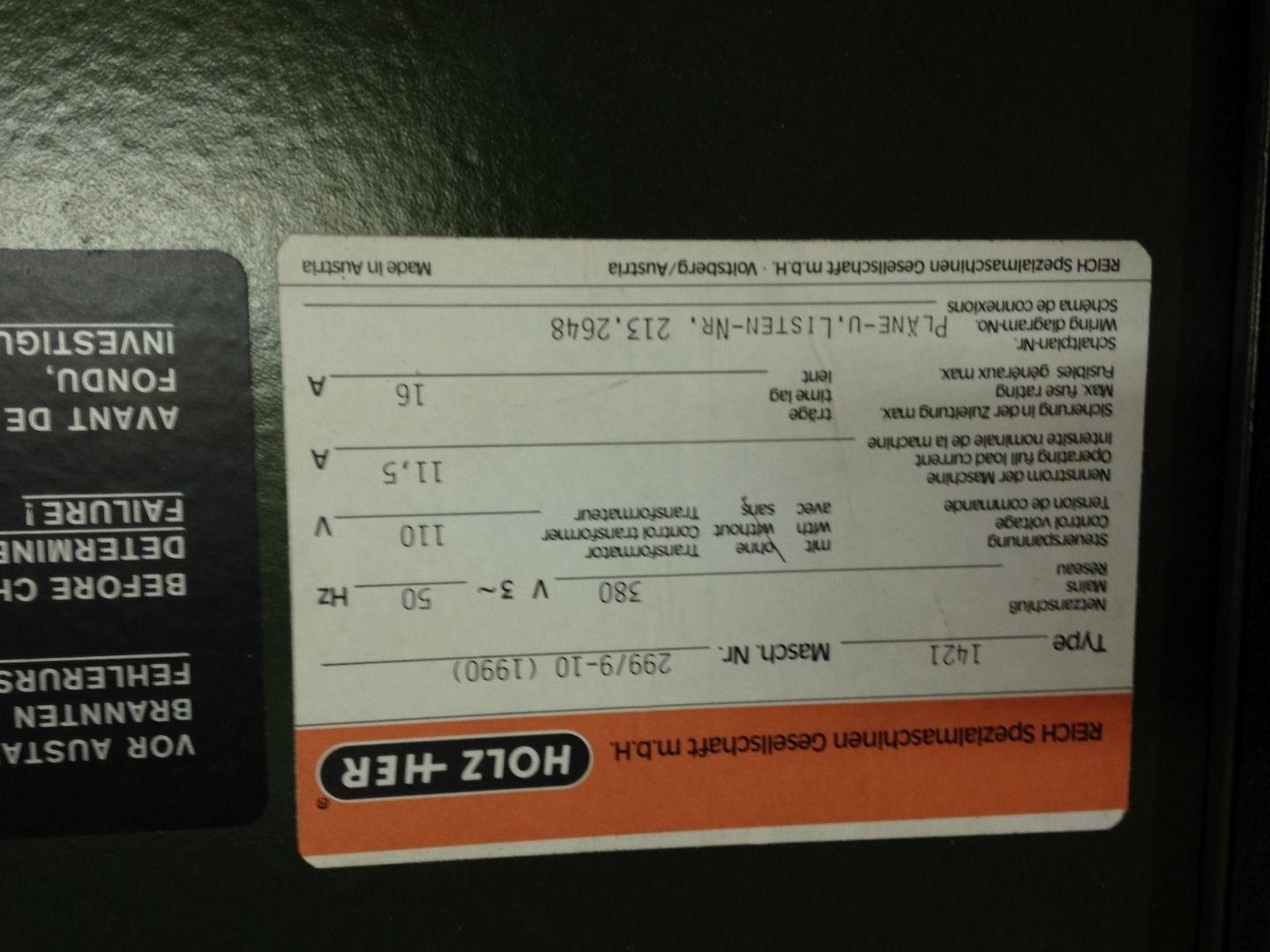 Holzher Perfect 1421 Kantenanleimmaschine