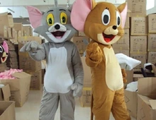 Tom oder Jerry Maskottchen-Kostüme - NEU - flauschig