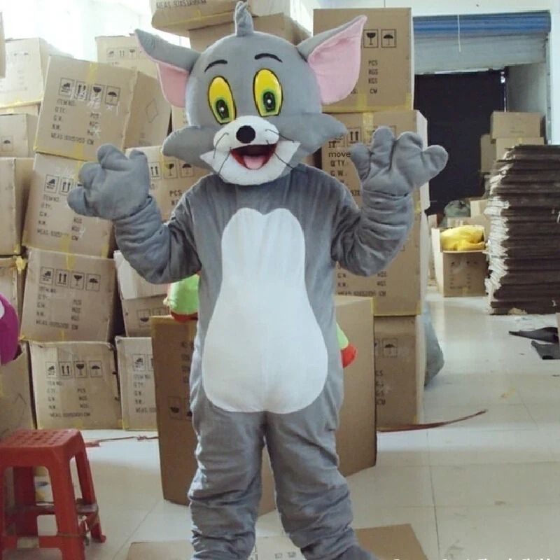 Tom oder Jerry Maskottchen-Kostüme - NEU - flauschig