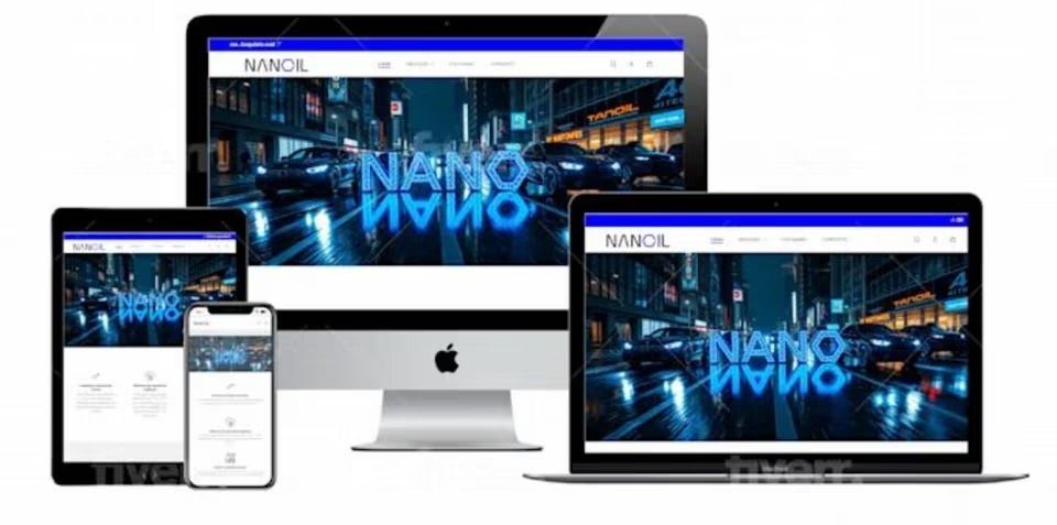 Webdesign Landingpage - Startseite komplett