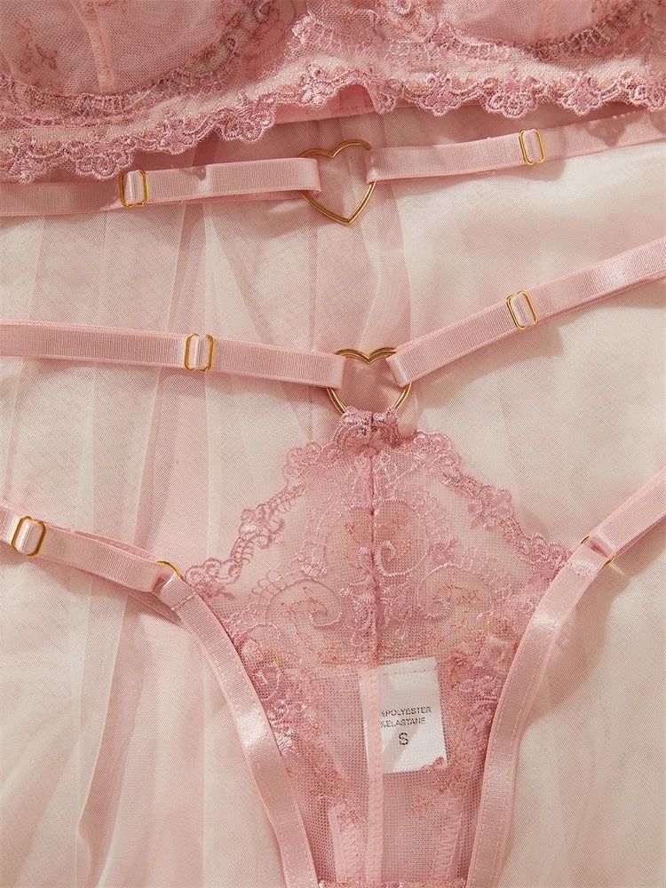 NEU - Romantisches Dessous-Set - Zarte Verführung in Rosa