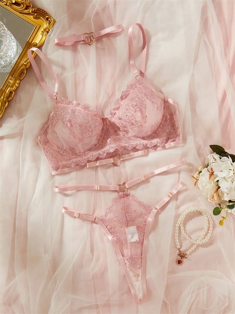 NEU - Romantisches Dessous-Set - Zarte Verführung in Rosa