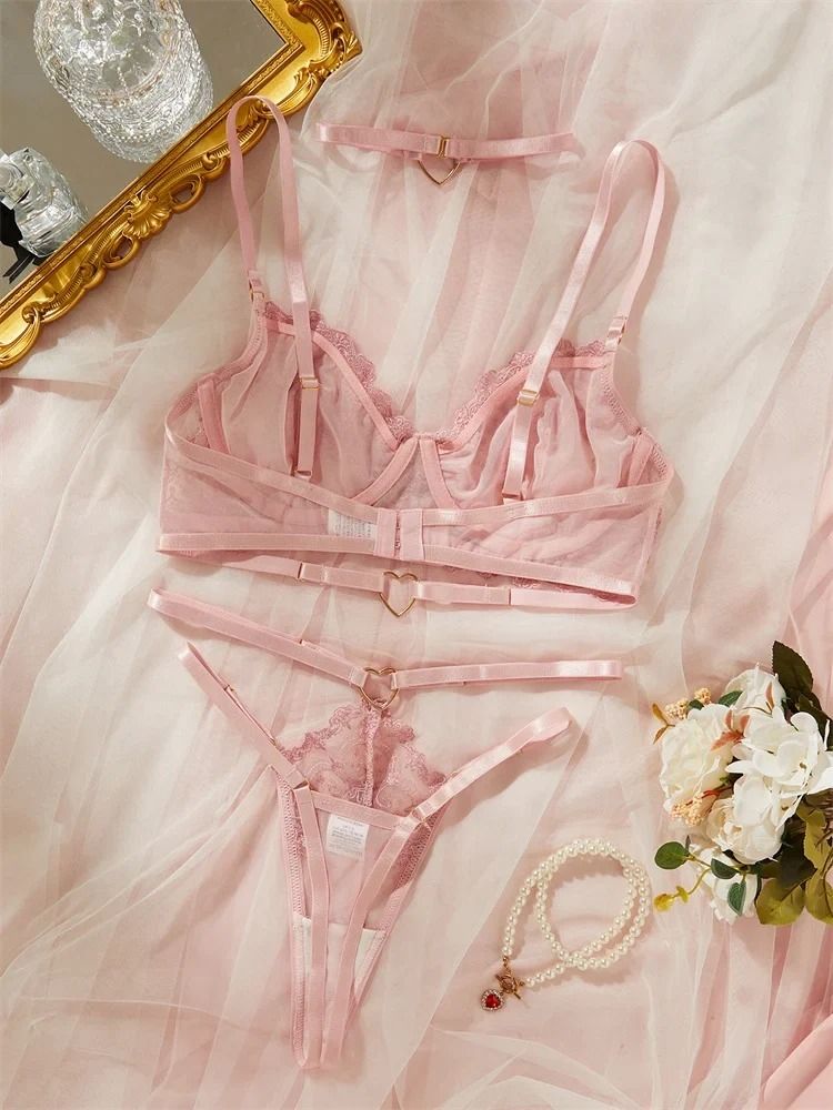 NEU - Romantisches Dessous-Set - Zarte Verführung in Rosa