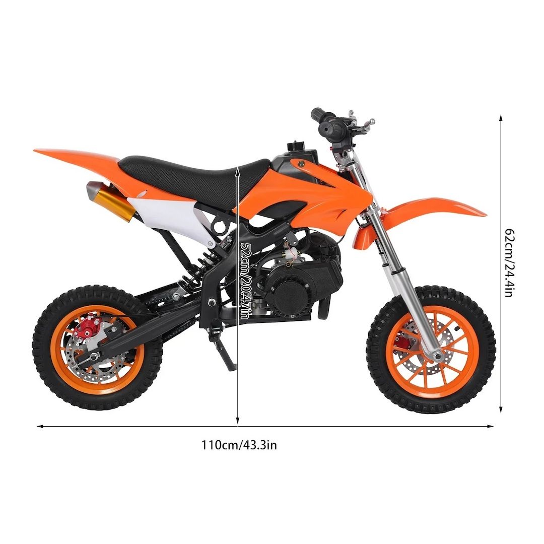 NEU - 49cc Pocket Dirt Bike - Fahrspaß für junge Abenteurer NEU - 49cc Pocket Dirt Bike - Fahrspaß für junge Abenteurer