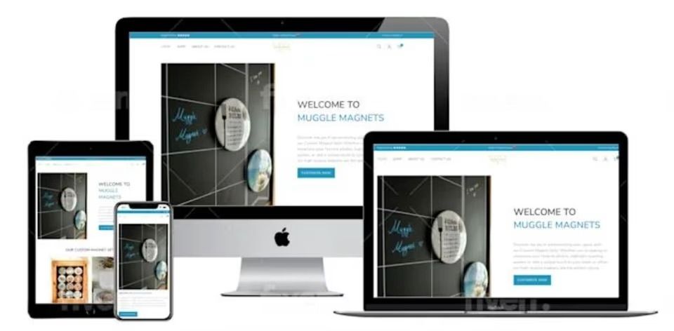 Webdesign Landingpage - Startseite komplett