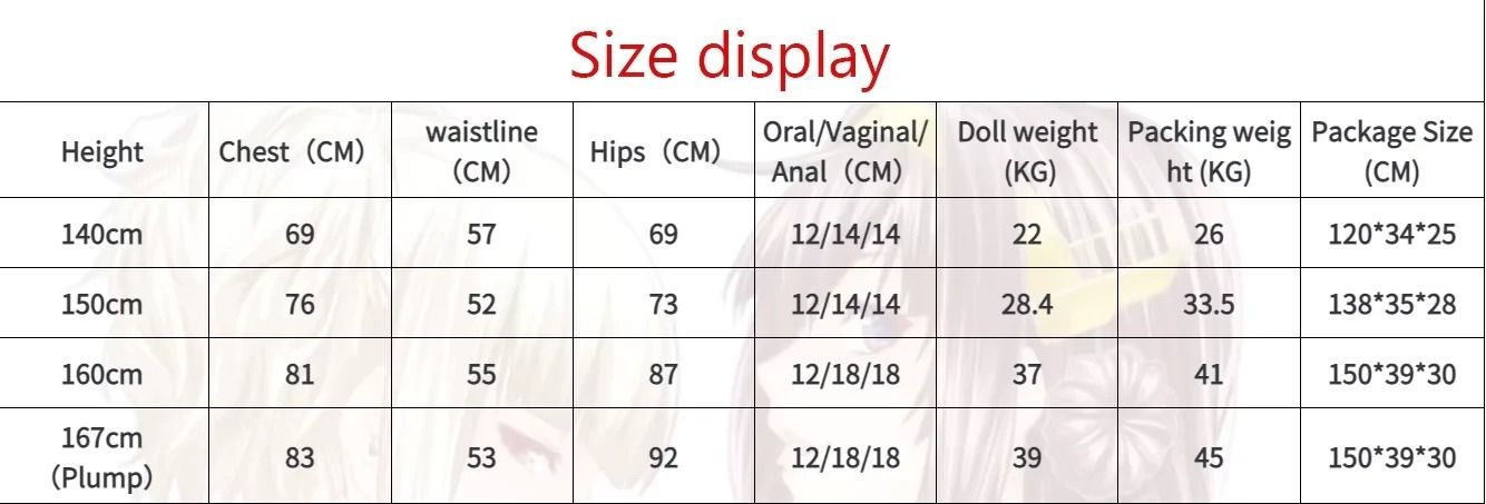 Bestseller: Adelina DOLL- 140 bis 167cm