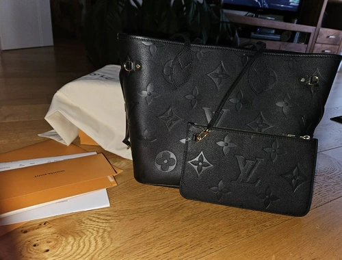 Louis Vuitton Monogram Empreinte Neverfull MM Tasche