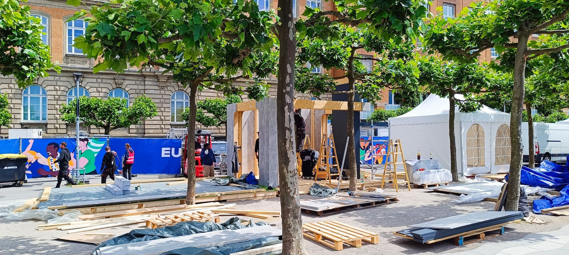 Messestandmonteur hilft in Düsseldorf