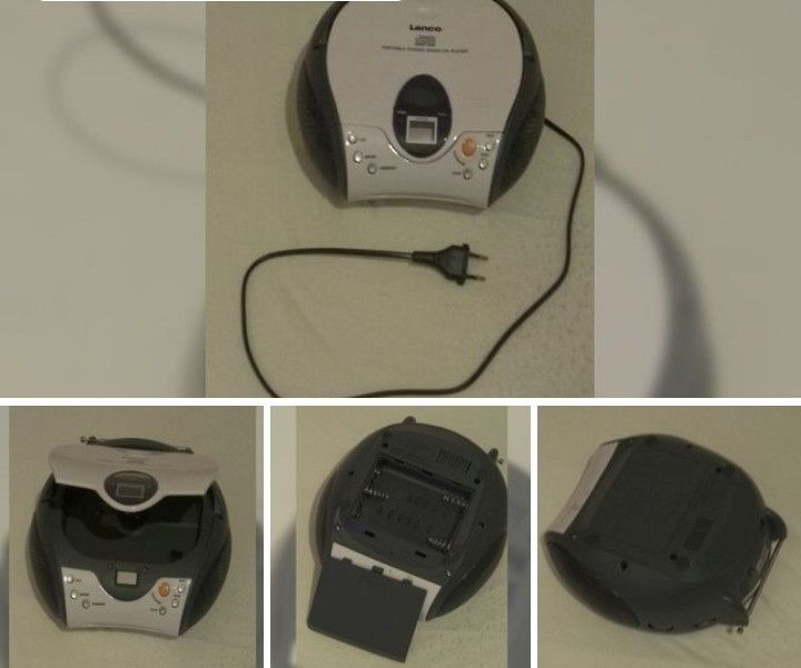 enco SCD-24 - tragbarer Radio CD-Player - CD-Radio - UKW Radio - Titel Speicher